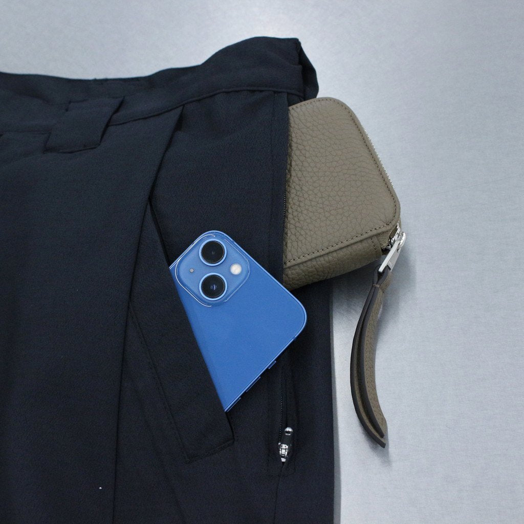 LEGERE BAGGY SLACKS #BLACK [SU22-B04]