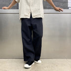 LEGERE BAGGY SLACKS #BLACK [SU22-B04]