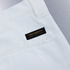 LEGERE BAGGY SLACKS #WHITE [SU22-B04]