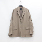 TECH LOOSE 2B JACKET #GREIGE [BJ-55022W]