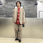 TECH LOOSE 2B JACKET #GREIGE [BJ-55022W]