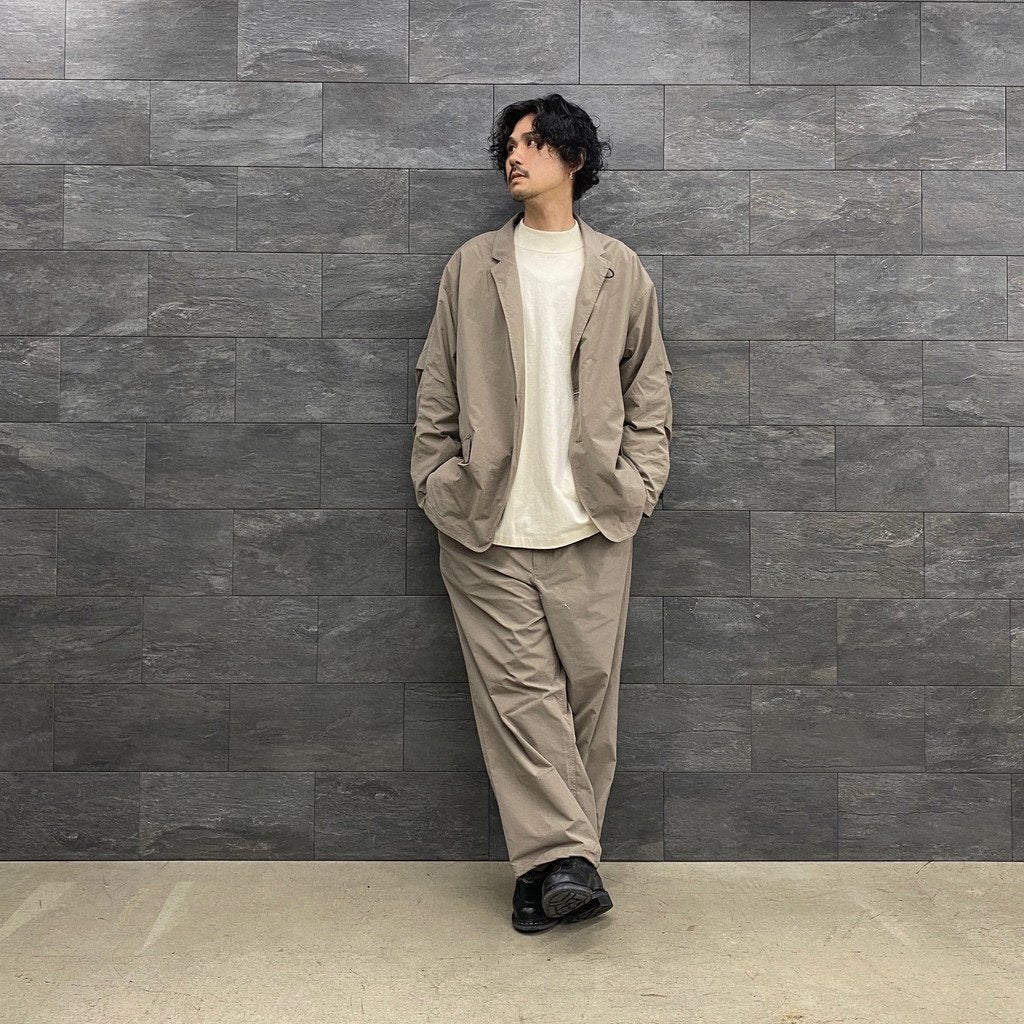 TECH LOOSE 2B JACKET #GREIGE [BJ-55022W]