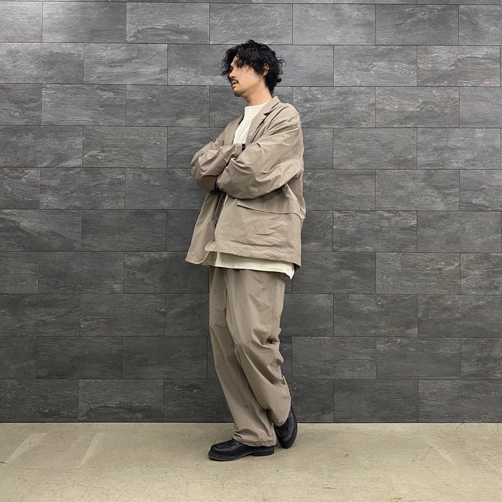 TECH LOOSE 2B JACKET #GREIGE [BJ-55022W]