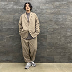 TECH LOOSE 2B JACKET #GREIGE [BJ-55022W]