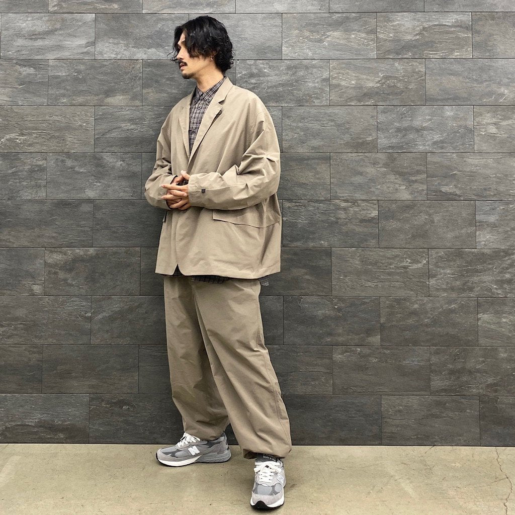 TECH LOOSE 2B JACKET #GREIGE [BJ-55022W]