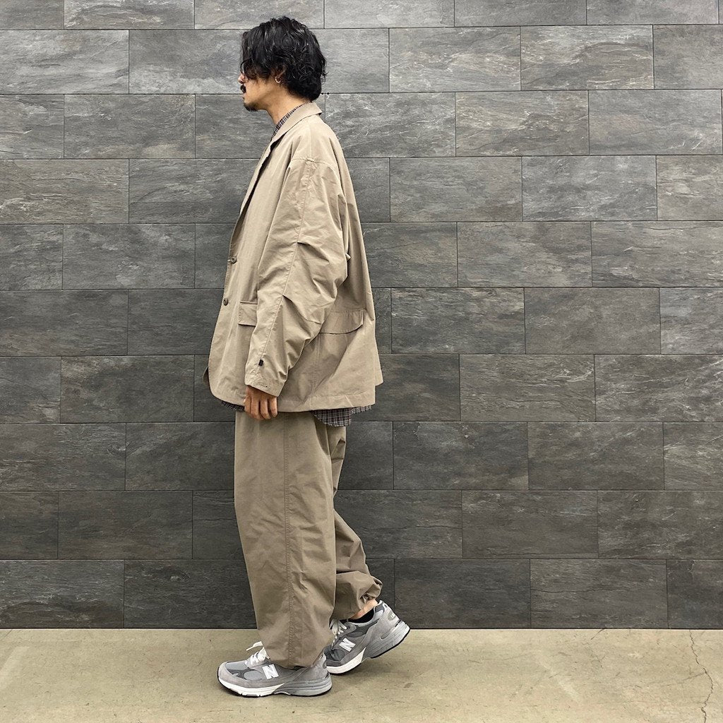 TECH LOOSE 2B JACKET #GREIGE [BJ-55022W]