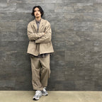 TECH LOOSE 2B JACKET #GREIGE [BJ-55022W]