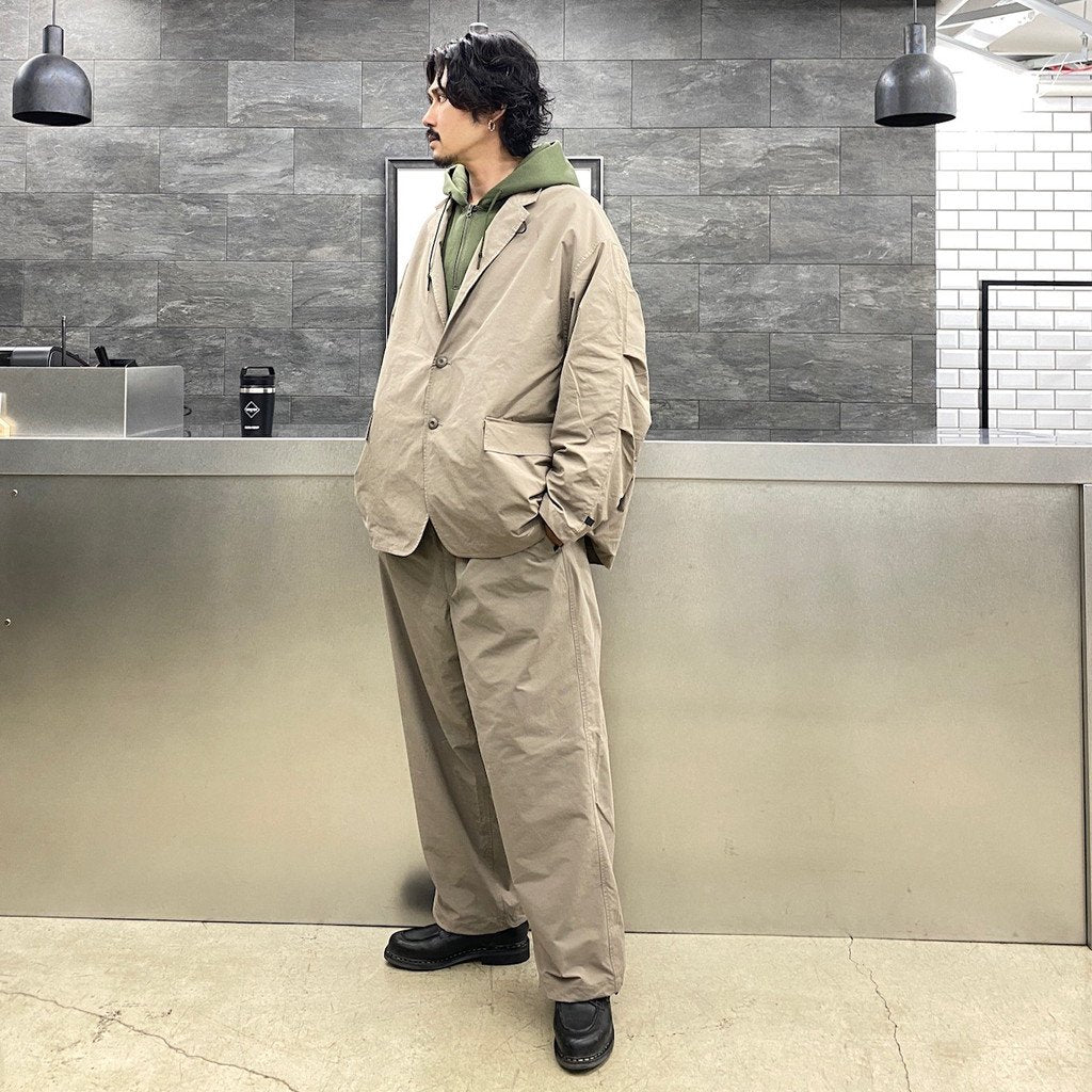TECH LOOSE 2B JACKET #GREIGE [BJ-55022W]
