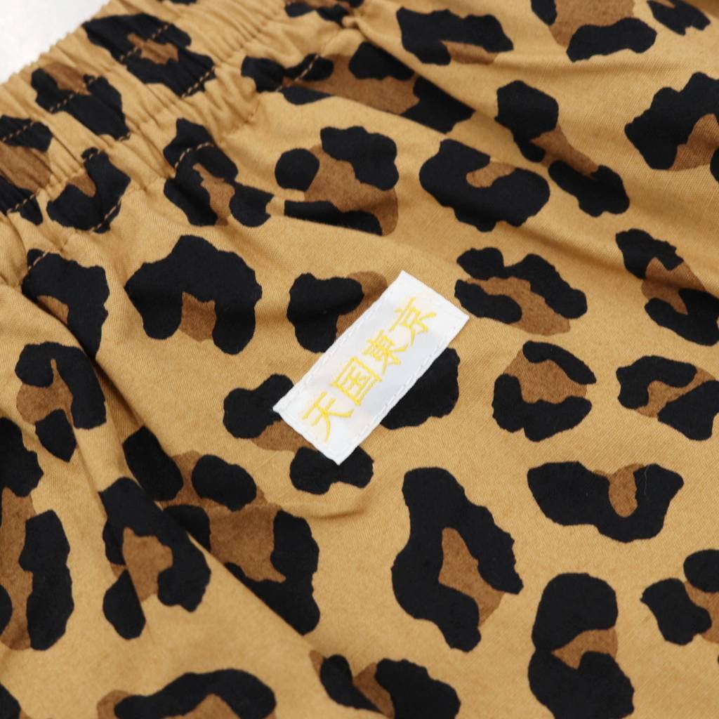 BLACKEYEPATCH | LEOPARD DABO SHORT PANTS #BROWN [BEP-WM-DB04]