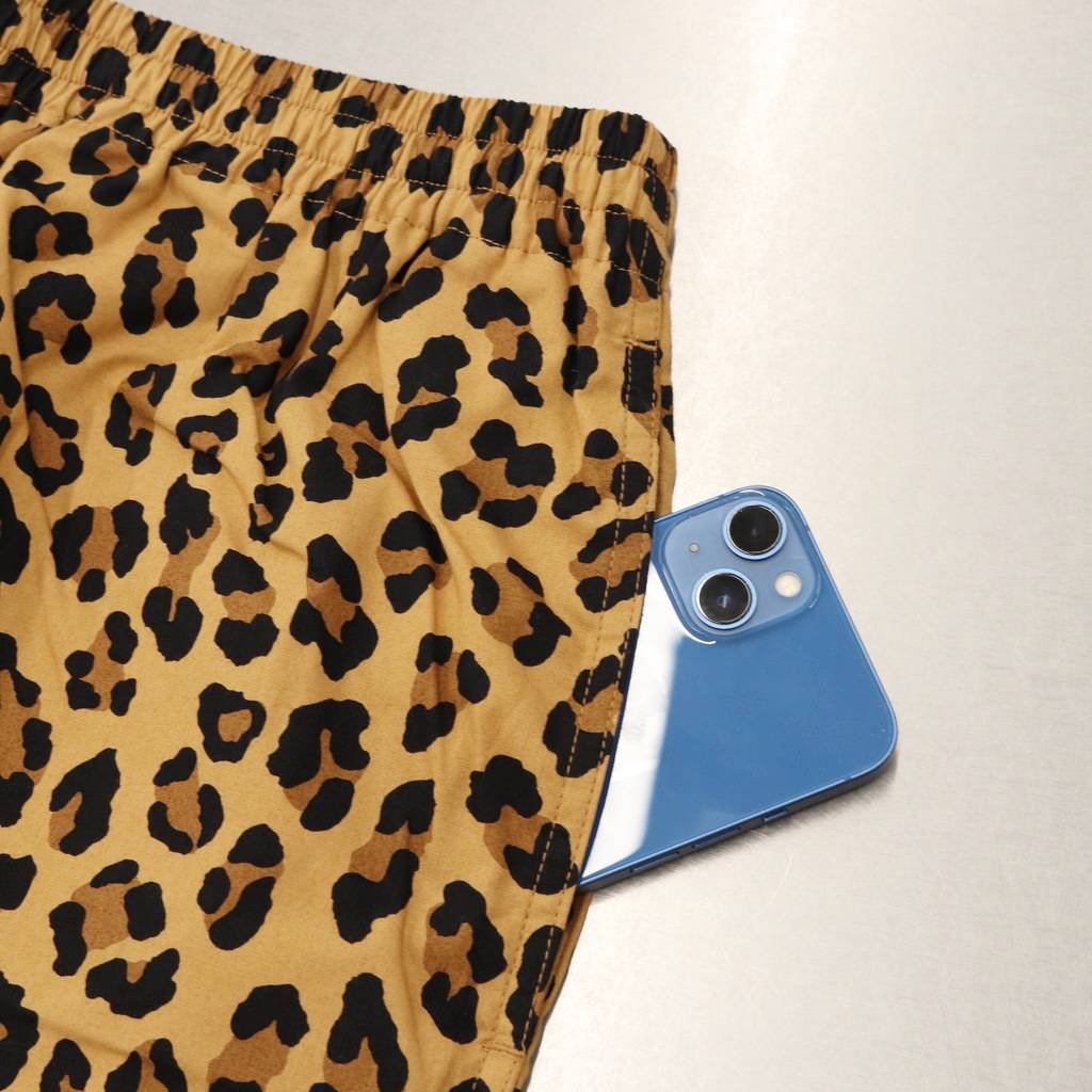 BLACKEYEPATCH | LEOPARD DABO SHORT PANTS #BROWN [BEP-WM-DB04]