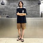 BLACKEYEPATCH | LEOPARD DABO SHORT PANTS #BROWN [BEP-WM-DB04]