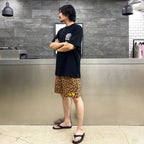 BLACKEYEPATCH | LEOPARD DABO SHORT PANTS #BROWN [BEP-WM-DB04]