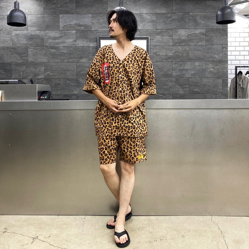 22AW ワコマリア ブラックアイパッチ LEOPARD DABO SHIRT - シャツ