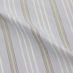 TECH BAND COLLAR SHIRT L/S STRIPE #SAX [BE-92022W]