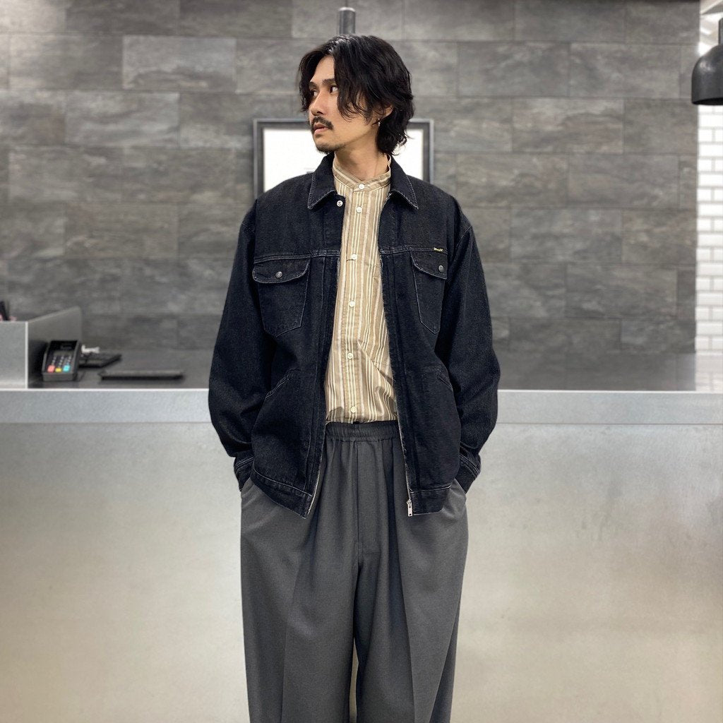 DAIWA PIER39 | ダイワピア39 TECH BAND COLLAR SHIRTS L/S STRIPE