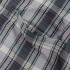 科技感常規領襯衫 L/S 格紋 #NAVY 格紋 [BE-85022W]