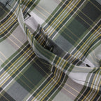TECH REGULAR COLLAR SHIRTS L/S PLAIDS #GREEN CHECK [BE-85022W]