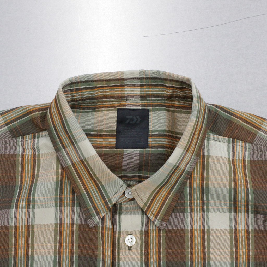DAIWA PIER39 / 長袖シャツ/M/コットン/BRW/チェック/BE-85022W DAIWA PIER39 | ダイワピア39 TECH REGULAR COLLAR SHIRTS L/S PLAIDS