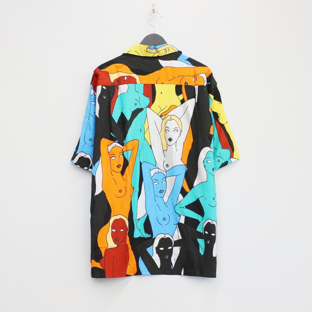 is_HAWAIIAN SHIRT S/S -TYPE 1- #BLACK [22FWE-WMS-HI01]