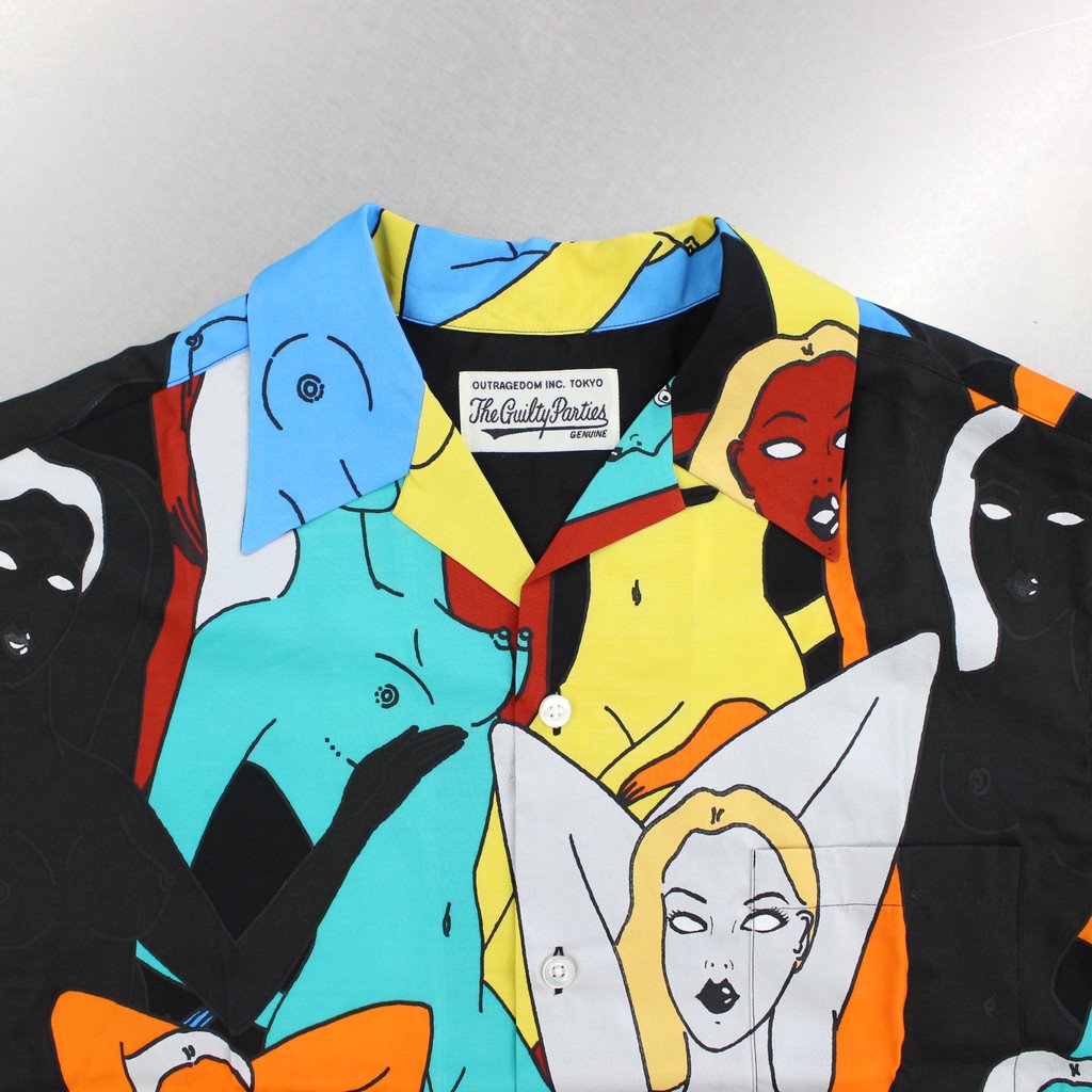 is_HAWAIIAN SHIRT S/S -TYPE 1- #BLACK [22FWE-WMS-HI01]