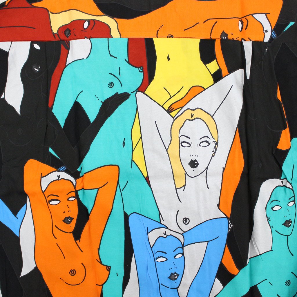 is_HAWAIIAN SHIRT S/S -TYPE 1- #BLACK [22FWE-WMS-HI01]