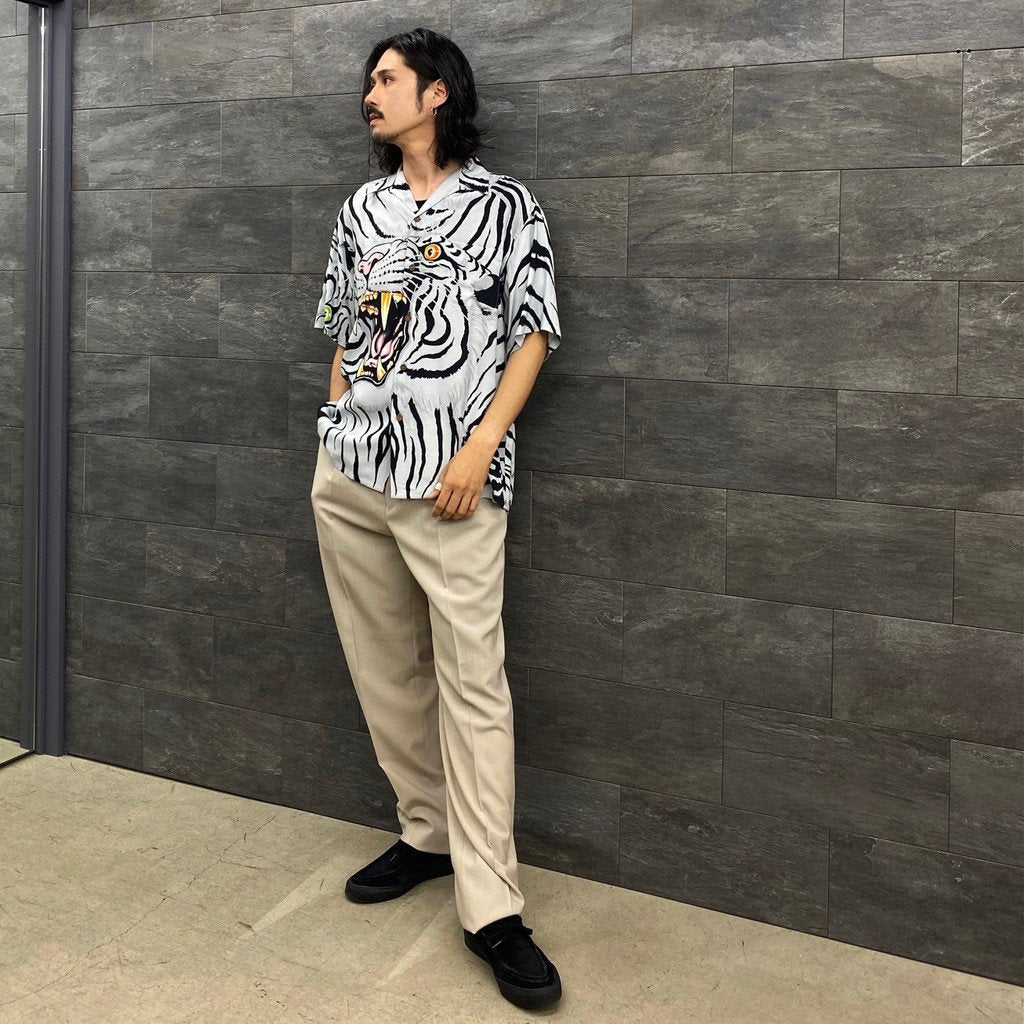 TIM LEHI | S/S HAWAIIAN SHIRT #GRAY [TIMLEHI-WM-HI32]