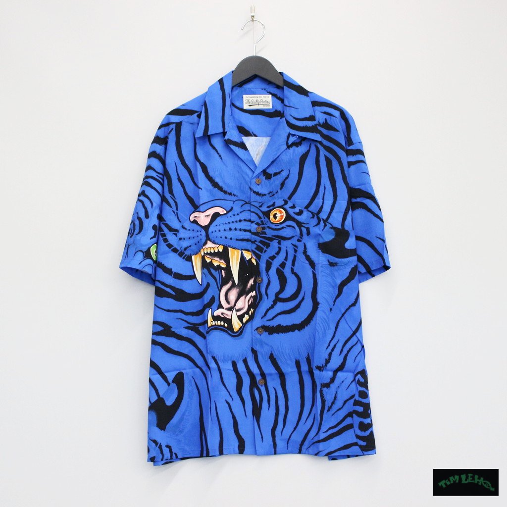 TIM LEHI | S/S HAWAIIAN SHIRT #BLUE [TIMLEHI-WM-HI32]