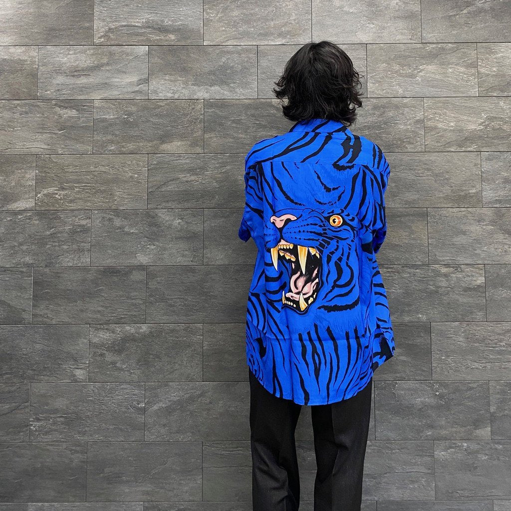 TIM LEHI | S/S HAWAIIAN SHIRT #BLUE [TIMLEHI-WM-HI32]