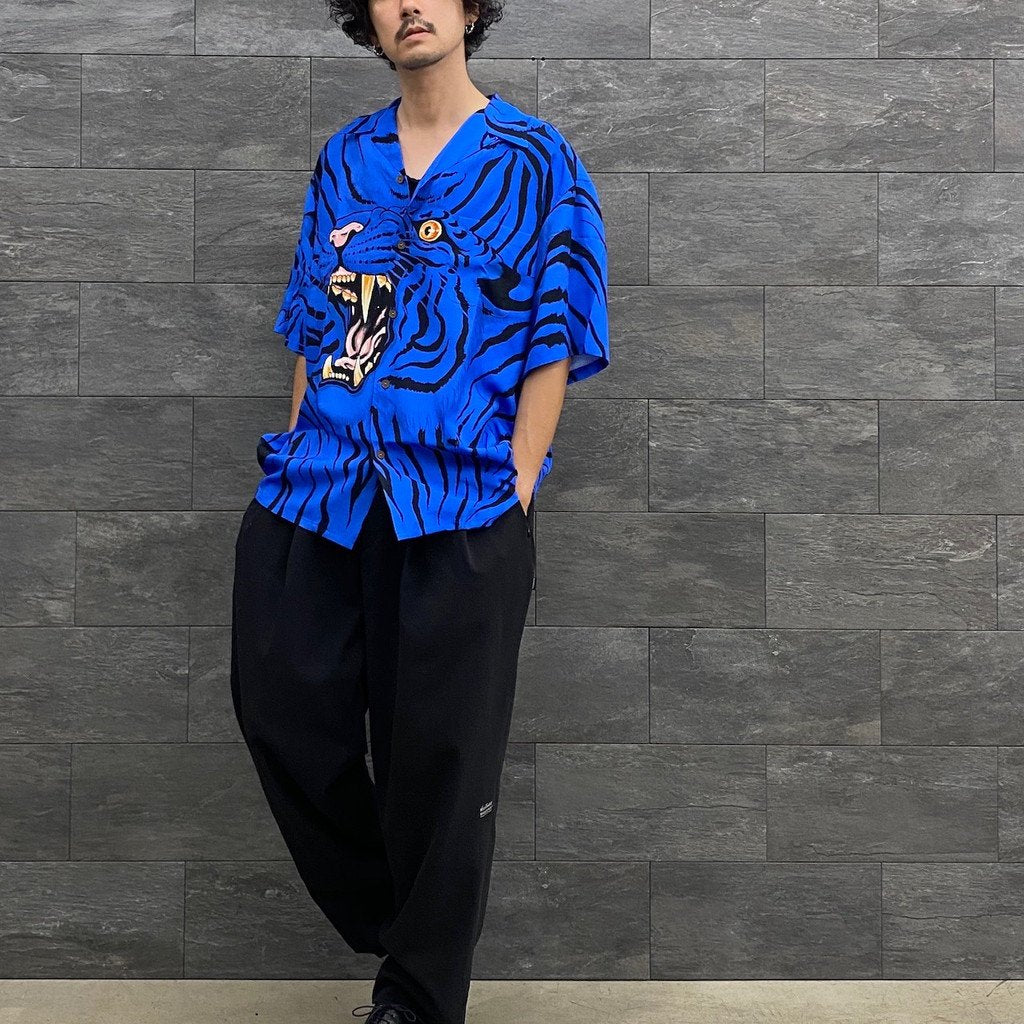 TIM LEHI | S/S HAWAIIAN SHIRT #BLUE [TIMLEHI-WM-HI32]