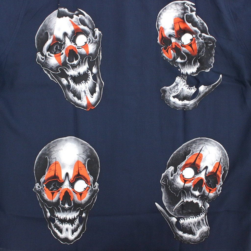 56 TATTOO STUDIO | S/S HAWAIIAN SHIRT #NAVY [56TS-WM-HI08]