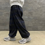 TECH WIDE EASY 2P TROUSER PLAIDS #BLACK WATCH [BP-36022W]