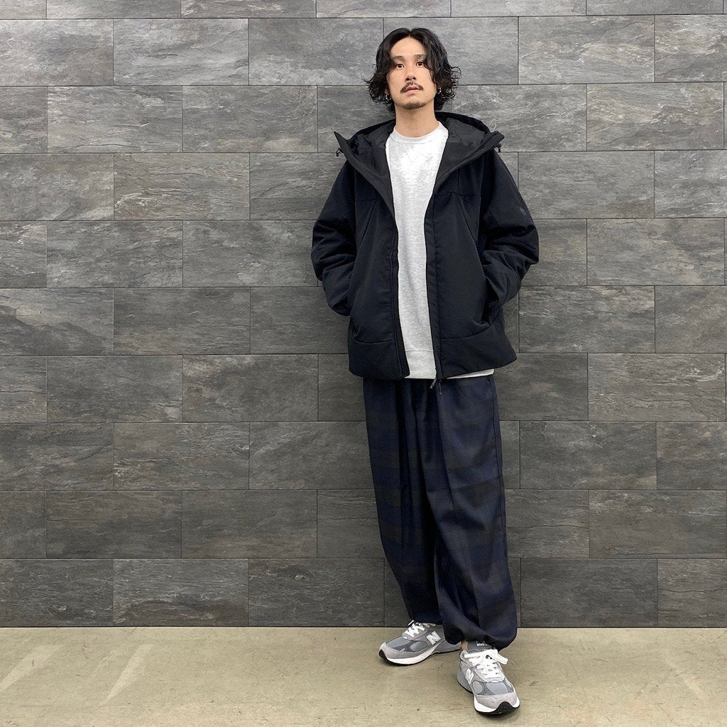 TECH WIDE EASY 2P TROUSER PLAIDS #BLACK WATCH [BP-36022W]