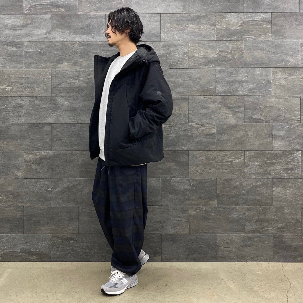 TECH WIDE EASY 2P TROUSER PLAIDS #BLACK WATCH [BP-36022W]