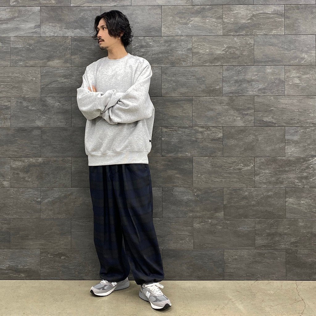 TECH WIDE EASY 2P TROUSER PLAIDS #BLACK WATCH [BP-36022W]