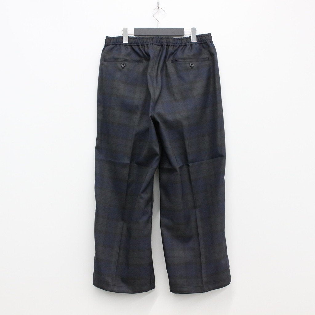 TECH WIDE EASY 2P TROUSER PLAIDS #BLACK WATCH [BP-36022W]