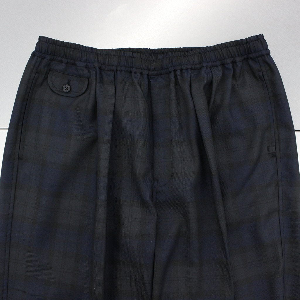 TECH WIDE EASY 2P TROUSER PLAIDS #BLACK WATCH [BP-36022W]