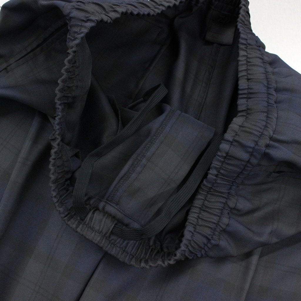 TECH WIDE EASY 2P TROUSER PLAIDS #BLACK WATCH [BP-36022W]