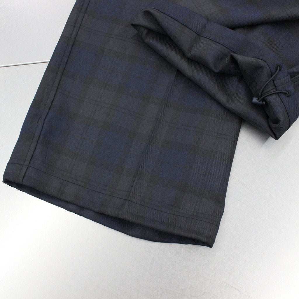 TECH WIDE EASY 2P TROUSER PLAIDS #BLACK WATCH [BP-36022W]