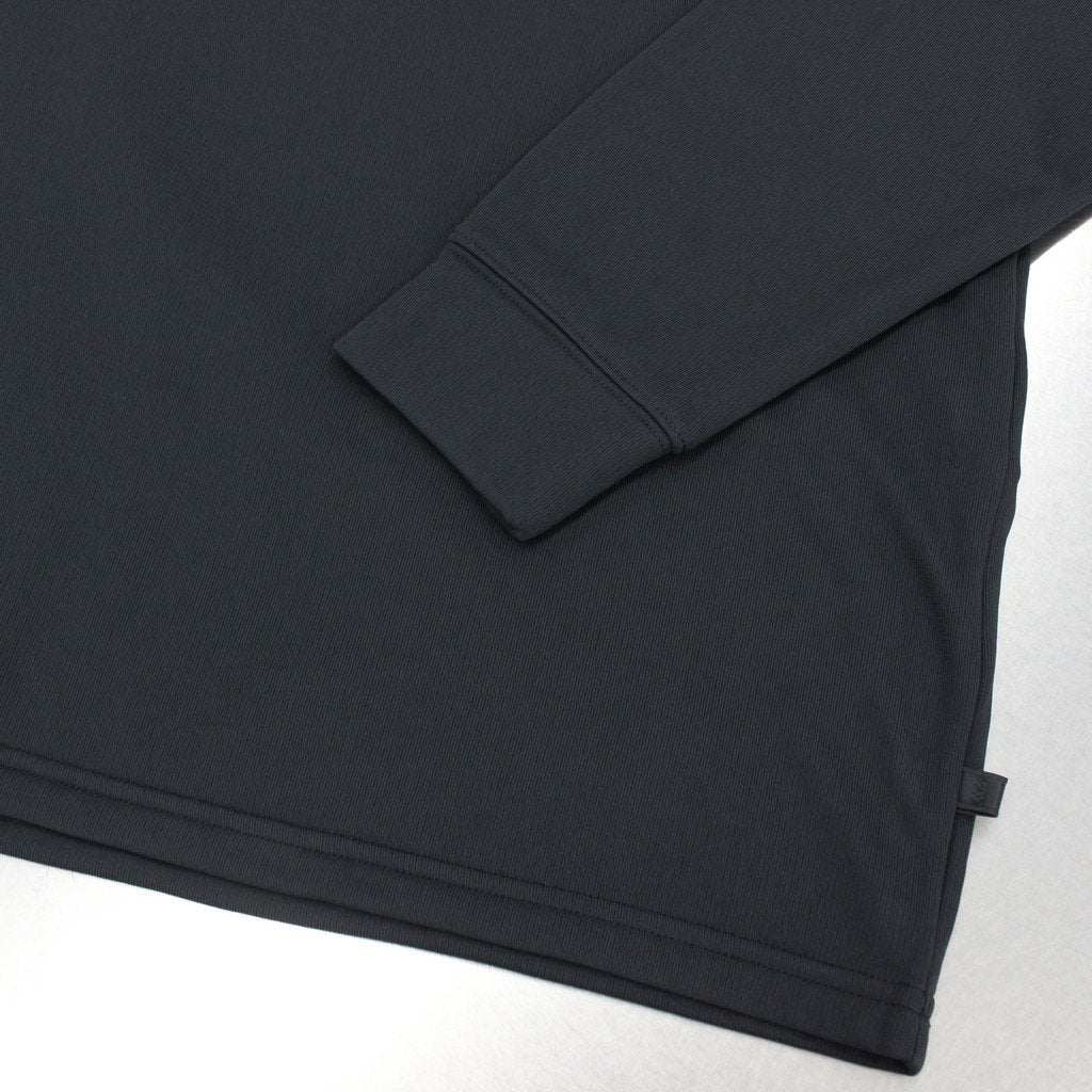 科技高領 T 卹 #黑色 [BE-35022W]