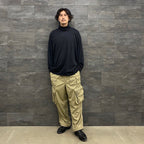 科技高領 T 卹 #黑色 [BE-35022W]