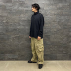 科技高領 T 卹 #黑色 [BE-35022W]