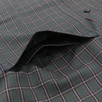 TECH BUTTON DOWN SHIRT L/S TARTAN PLAIDS #GREEN [BE-88022W]