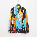 HAWAIIAN SHIRT L/S -TYPE 1- #BLACK [22FWE-WMS-HI02]
