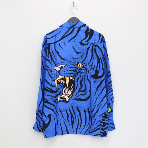 TIM LEHI | L/S HAWAIIAN SHIRT #BLUE [TIMLEHI-WM-HI33
