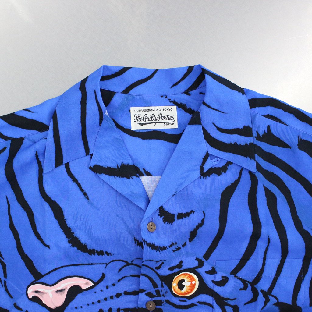 TIM LEHI | L/S HAWAIIAN SHIRT #BLUE [TIMLEHI-WM-HI33]