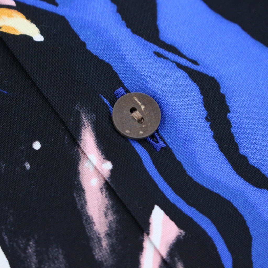 TIM LEHI | L/S HAWAIIAN SHIRT #BLUE [TIMLEHI-WM-HI33]