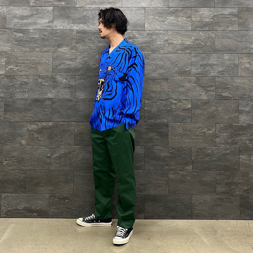 TIM LEHI | L/S HAWAIIAN SHIRT #BLUE [TIMLEHI-WM-HI33]