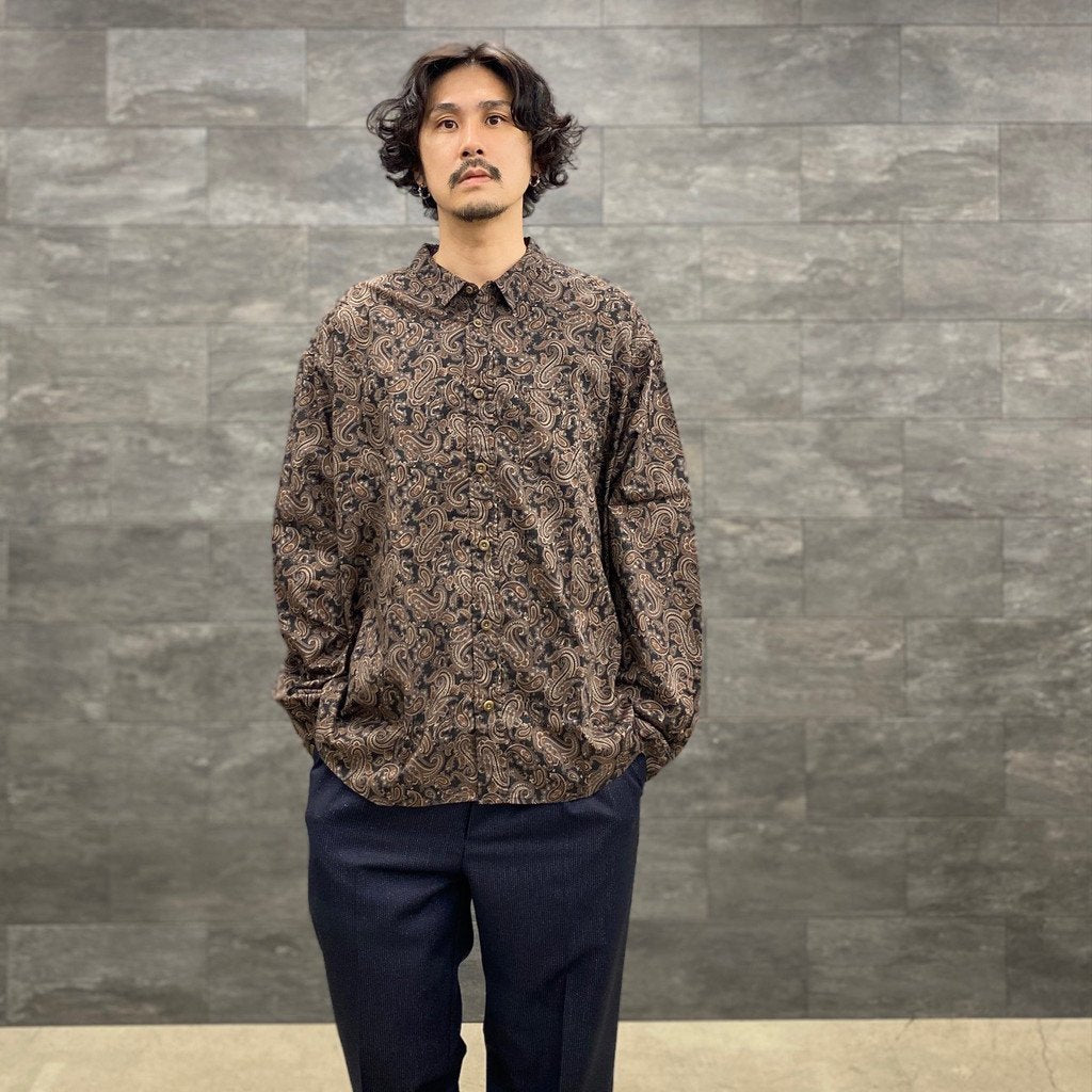 Nasngwam. | ナスングワム BOTEH SHIRTS #BLACK [S0352102] – cocorozashi