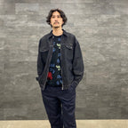 JACQUARD SWEATER #BLACK [22FWE-WMK-KN01]