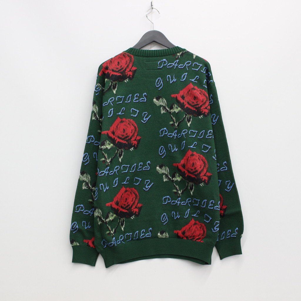JACQUARD SWEATER #GREEN [22FWE-WMK-KN01]